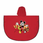 Poncho Impermeável com Capuz Mickey Mouse Vermelho Bebés e Crianças - nacloset 2