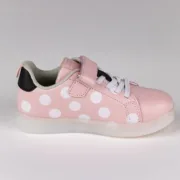 Sapatilhas Desportivas com LED Minnie Mouse Velcro Cor de Rosa Bebés e Crianças - nacloset 2