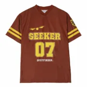 Camisola de Manga Curta Harry Potter Gryffindor Vermelho Moda | Acessórios - nacloset