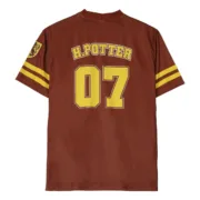 Camisola de Manga Curta Harry Potter Gryffindor Vermelho Moda | Acessórios - nacloset 2