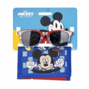 Conjunto de óculos de sol e carteira Mickey Mouse 2 Peças Azul Acessórios de Moda - nacloset