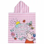 Poncho-Toalha com Capuz Peppa Pig Cor de Rosa 50 x 115 cm Desporto | Lazer - nacloset