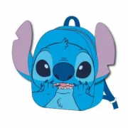 Mochila Escolar Stitch Azul 18 x 22 x 8 cm Jogos | Disfarces - nacloset 2