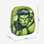 Mochila Escolar The Avengers Verde 25 x 31 x 10 cm Jogos | Disfarces - nacloset 2