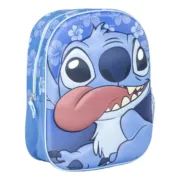 Mochila Escolar Stitch Azul 25 x 31 x 10 cm Jogos | Disfarces - nacloset