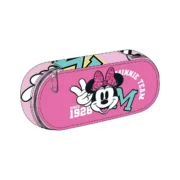 Bolsa Escolar Minnie Mouse Fúcsia 8,5 x 5 x 22,5 cm Estojos - nacloset