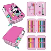 Bolsa Escolar Fúcsia 12,5 x 6,5 x 19,5 cm Estojos - nacloset