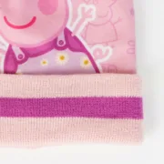 Gorro e Luvas Peppa Pig Cor de Rosa Acessórios de Moda - nacloset 2