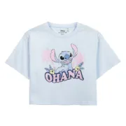 Camisola de Manga Curta Mulher Stitch Rosa Claro Moda | Acessórios - nacloset