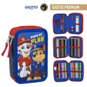 Estojo Triplo The Paw Patrol Azul 12,5 x 6,5 x 19,5 cm Estojo 3 Compartimentos - nacloset 2