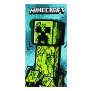 Toalha de Praia Minecraft Verde 70 x 140 cm Desporto | Lazer - nacloset