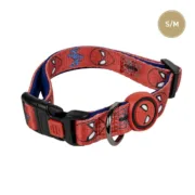 Coleira para Cães Spider-Man Vermelho S/M Animais de Estimação - nacloset
