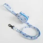 Dispensador de Sacos Stitch Azul Claro 100 % poliéster 9 x 21 x 3 cm Animais de Estimação - nacloset 2