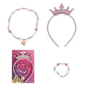 Kit de Joalharia Disney Princess Cor de Rosa 3 Peças Complementos para fantasias - nacloset 2