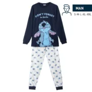 Pijama Stitch Azul Moda | Acessórios - nacloset