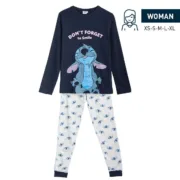 Pijama Stitch Azul (Adultos) Moda | Acessórios - nacloset