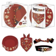 Conjunto de Oferta Harry Potter Vermelho Multicomposição Cão 4 Peças Animais de Estimação - nacloset 2