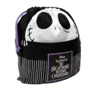 Nécessaire de Viagem The Nightmare Before Christmas Preto 100 % Nylon 16,5 x 25 x 7 cm Desporto | Lazer - nacloset