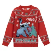 Jersey Unissexo Stitch Vermelho Camisolas - nacloset