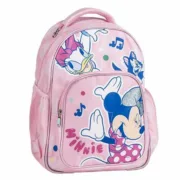Mochila Escolar Minnie Mouse Cor de Rosa Jogos | Disfarces - nacloset