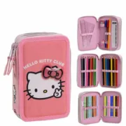 Estojo Hello Kitty Cor de Rosa 12,5 x 6,5 x 19,5 cm Estojos - nacloset
