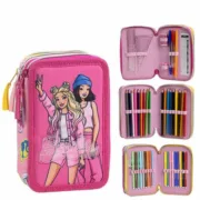 Estojo Barbie Fúcsia 12,5 x 6,5 x 19,5 cm Estojos - nacloset