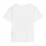 Camisola de Manga Curta Infantil Minnie Mouse Branco Bebés e Crianças - nacloset 2