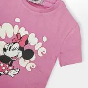 Pijama Infantil Minnie Mouse Cor de Rosa Bebés e Crianças - nacloset 2