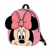 Mochila Escolar Minnie Mouse Cor de Rosa Jogos | Disfarces - nacloset