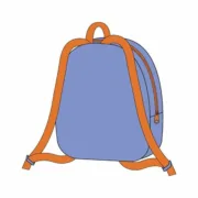 Mochila Escolar Bluey Azul 18 x 22 x 4 cm Jogos | Disfarces - nacloset 2