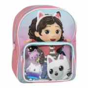 Mochila Escolar Gabby’s Dollhouse Cor de Rosa Jogos | Disfarces - nacloset