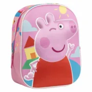 Mochila Escolar 3D Peppa Pig Cor de Rosa 25,0 x 31,0 x 10,0 cm Jogos | Disfarces - nacloset