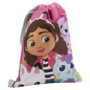 Saco Mochila com Cordas Gabby’s Dollhouse Cor de Rosa 27 x 33 x 1 cm Jogos | Disfarces - nacloset