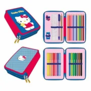 Estojo Hello Kitty Azul 12,5 x 19,5 x 4,5 cm Estojos - nacloset