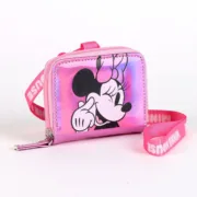 Porta-moedas Minnie Mouse Cor de Rosa Acessórios de Moda - nacloset 2