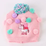Gorro, Cachecol e Luvas Peppa Pig Cor de Rosa 3 Peças Acessórios de Moda - nacloset 2