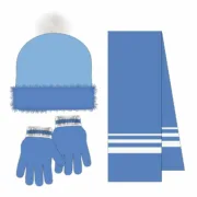 Gorro e Luvas Frozen Azul Acessórios de Moda - nacloset 2