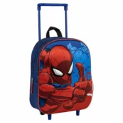 Mochila Escolar 3D com Rodas Spider-Man Azul 25,0 x 31,0 x 10,0 cm Jogos | Disfarces - nacloset