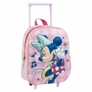 Mochila Escolar 3D com Rodas Minnie Mouse Cor de Rosa 25,0 x 31,0 x 10,0 cm Jogos | Disfarces - nacloset