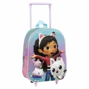 Mochila Escolar 3D com Rodas Gabby’s Dollhouse Cor de Rosa 25,0 x 31,0 x 10,0 cm Jogos | Disfarces - nacloset
