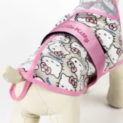 Gabardina para Cães Hello Kitty Cor de Rosa XS Animais de Estimação - nacloset 2
