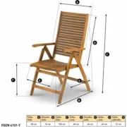 Tuinstoel Fieldmann FDZN 4101-T Casa | Jardim - nacloset 2