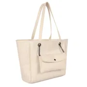 Bolsa Mulher Laura Ashley RELIEF-QUILTED-CREAM Creme (30 x 30 x 10 cm) Acessórios de Moda - nacloset