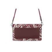 Bolsa Mulher Laura Ashley CRESTON-FLOWER-CLARET-RED Cinzento (24 x 13 x 3 cm) Acessórios de Moda - nacloset 2