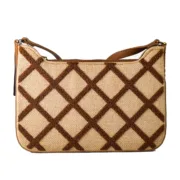 Bolsa Mulher Laura Ashley SALWAY-QUILTED-TAN Castanho (28 x 17 x 7 cm) Acessórios de Moda - nacloset