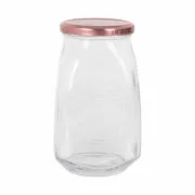 Frasco de Vidro Transparente Inde Tasty Com tampa 1,05 L (12 Unidades) A Preço de Revenda - nacloset 2