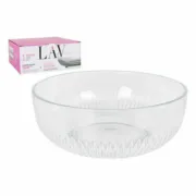 Saladeira LAV CP112-1 Transparente Cristal 23 x 23 x 10 cm (4 Unidades) (2600 cc) (ø 23 x 9,4 cm) A Preço de Revenda - nacloset 2