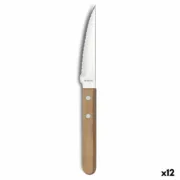 Faca para Carne Amefa Pizza Bois Metal Madeira (21 cm) (Pack 12x) Cozinha | Gourmet - nacloset 2