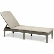 Ligstoel Algon Allibert Castanho 187 x 58 x 29 cm Casa | Jardim - nacloset