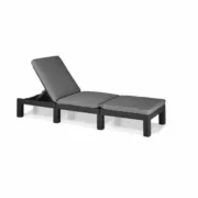 Ligstoel Allibert by KETER Daytona De Luxe 187 x 58 x 29 cm Cinzento Casa | Jardim - nacloset